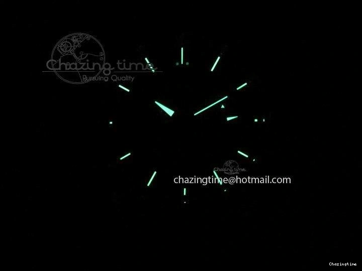 0205 Speedmaster ’57 SS Chrono AXF Best Edition RG Bezel Black Dial on Brown Leather Strap A Sustainable 8282